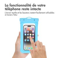 imoshion Pochette étanche universelle - Étui étanche pour téléphone - Bleu clair