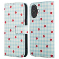 imoshion Étui de télephone portefeuille Design Apple iPhone 17 - Cherry Check