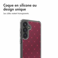 imoshion Coque Design Samsung Galaxy S24 - Crush Check Coral Dust