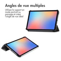 imoshion Coque tablette Design Trifold Apple iPad Mini 7 (2024) / iPad Mini 6 (2021) - Black Marble