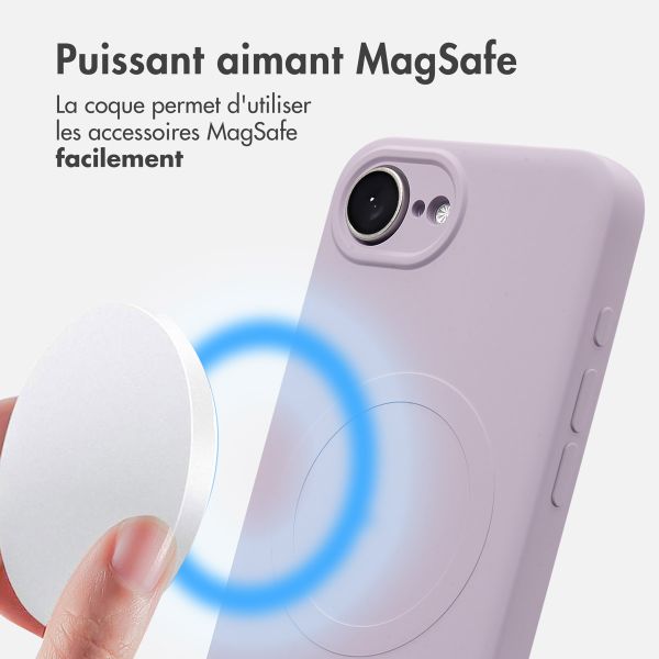 imoshion Coque Couleur avec MagSafe iPhone 16e - Violet