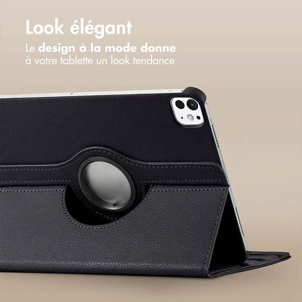 imoshion Coque tablette rotatif à 360° Apple iPad Pro 13 (2025) M5 / (2024) M4 - Noir