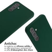 imoshion Coque en silicone avec cordon Samsung Galaxy A54 (5G) - Vert foncé