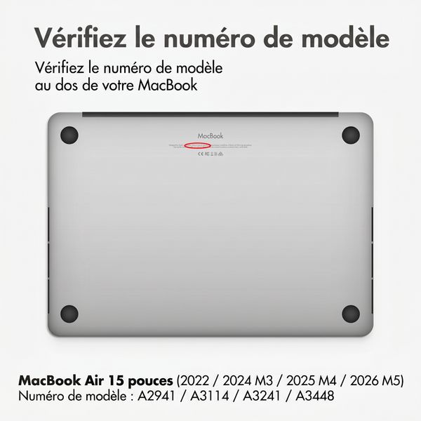 Displex Protection d'écran magnetique Privacy Safe Apple MacBook Air 15 pouces (2023 / 2024 M3 / 2025 M4 / 2026 M5)