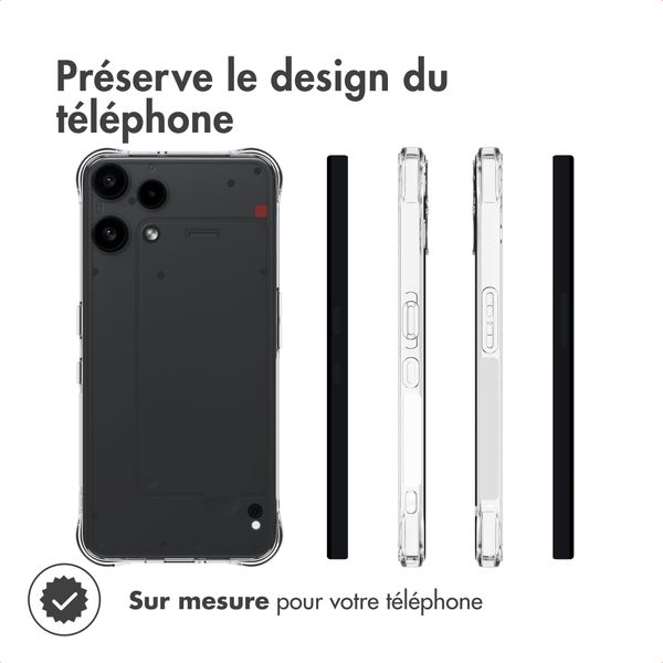 imoshion Shockproof Case Nothing Phone (3a) Lite - Transparent