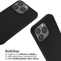 imoshion Coque en silicone avec cordon Apple iPhone 13 Pro - Noir