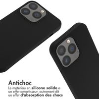 imoshion ﻿Coque en silicone avec cordon iPhone 13 Pro - Noir