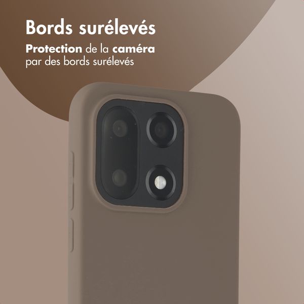 imoshion Coque Couleur OnePlus 15 - Marron