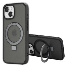 Accezz Coque Ring Stand avec MagSafe iPhone 15 Pro - Noir