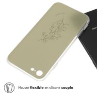 imoshion Coque Design iPhone SE (2022 / 2020) / 8 / 7 / 6s - Floral Green