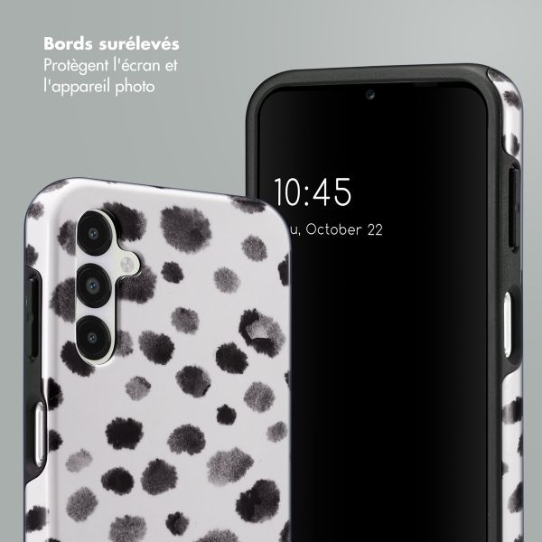 Selencia Coque arrière Vivid Tough Samsung Galaxy A14 (5G/4G) - Trendy Leopard