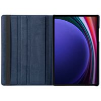 imoshion Coque tablette rotatif à 360° Samsung Galaxy Tab S10 Ultra / Tab S9 Ultra - Bleu foncé