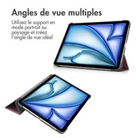 imoshion Coque tablette Trifold Apple iPad Air 11 pouces (2026) M4 / (2025) M3 / (2024) M2 / Air 5 (2022) / Air 4 (2020) - Bordeaux