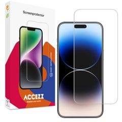 Accezz Protection d'écran en verre trempé Apple iPhone 15 / 15 Pro / 16
