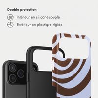 Selencia Coque arrière Vivid Apple iPhone 17 Pro Max - Dream Swirl Chocolate