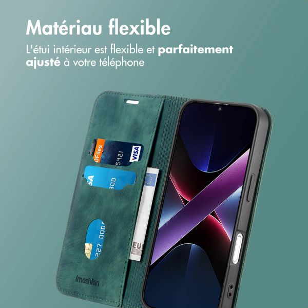 imoshion Étui de téléphone portefeuille Slim Xiaomi Poco X7 Pro - Vert