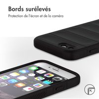 imoshion Coque arrière EasyGrip iPhone SE (2022 / 2020) / 8 / 7 - Noir