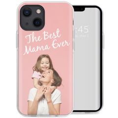 Concevez votre propre coque en gel Apple iPhone 13 Mini - Transparent