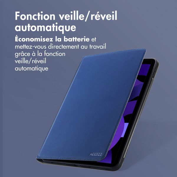 Accezz Coque tablette Classic Apple iPad Mini 7 (2024) / iPad Mini 6 (2021) - Bleu foncé