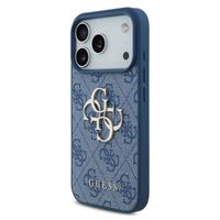 Guess Coque 4G Metal Logo Backcover Apple iPhone 17 Pro Max - Bleu