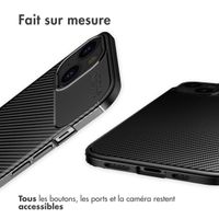 imoshion Coque silicone Carbon iPhone 13 Mini - Noir