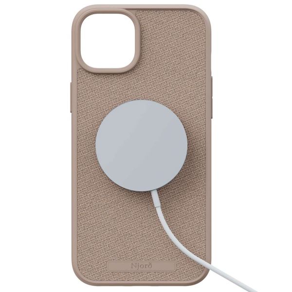 Njorð Collections Coque en tissu MagSafe iPhone 15 Plus - Pink Sand