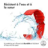 imoshion Bracelet en silicone - Connexion universelle de 24 mm - Rouge