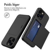 imoshion Coque arrière avec porte-cartes Apple iPhone 14 Pro - Noir