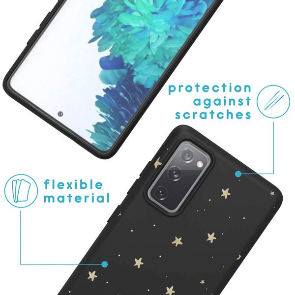 imoshion Coque Design Samsung Galaxy S20 FE - Etoiles / Noir