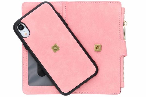Porte-monnaie de luxe iPhone Xr - Rose