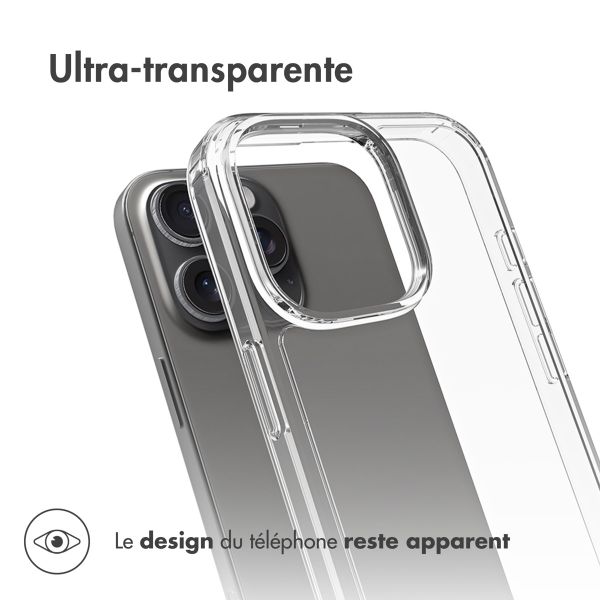 Accezz Coque Xtreme Impact Apple iPhone 16 Pro Max - Transparent