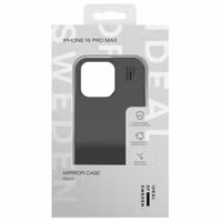 iDeal of Sweden Coque arrière Mirror Apple iPhone 16 Pro Max - Mirror Black