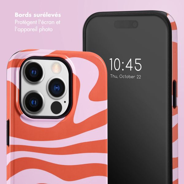 Selencia Coque arrière Vivid Apple iPhone 14 Pro - Dream Swirl Pink