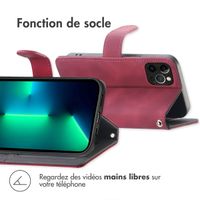 imoshion Etui de téléphone portefeuille avec cordon iPhone 12 (Pro) - Rouge