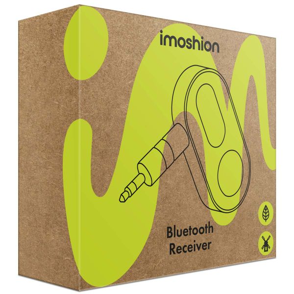 imoshion Adaptateur Bluetooth Voiture - Récepteur Bluetooth 5.1 - Prise jack 3,5 mm / AUX - Noir