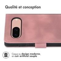 imoshion Etui de téléphone portefeuille avec cordon Google Pixel 8a - Rose