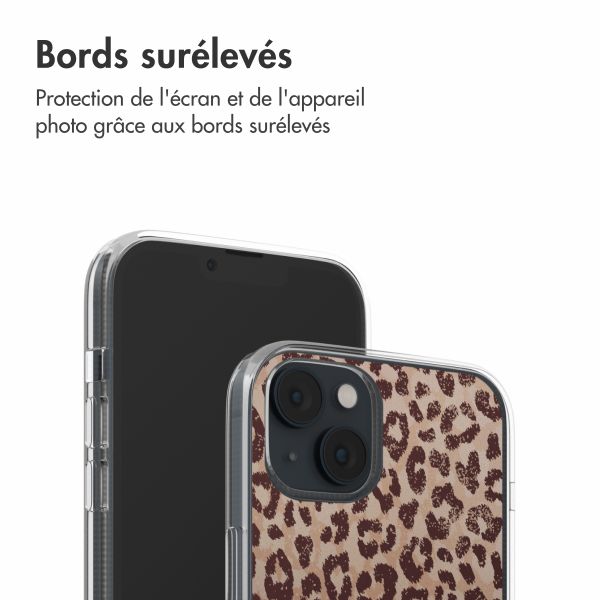 imoshion Coque design pour iPhone 14 - Leopard Mood