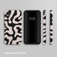 Selencia Coque arrière Vivid Samsung Galaxy A35 - Art Wave Black