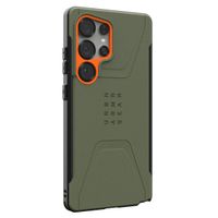 UAG Coque Civilian MagSafe Samsung Galaxy S25 Ultra - Drab / Orange