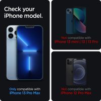 Spigen Protection d'écran en verre trempé GLAStR Privacy Applicator Apple iPhone 13 Pro Max