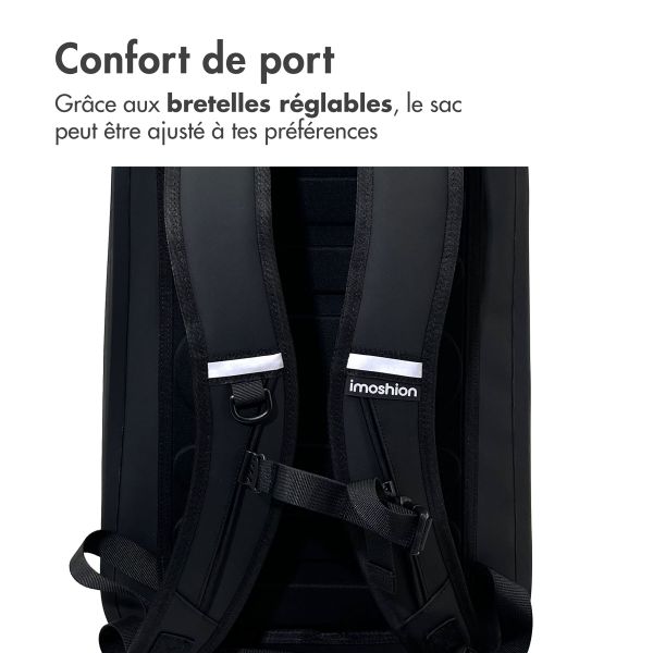 imoshion Sac à dos Hermétique et Étanche 16L - Moyen - Noir