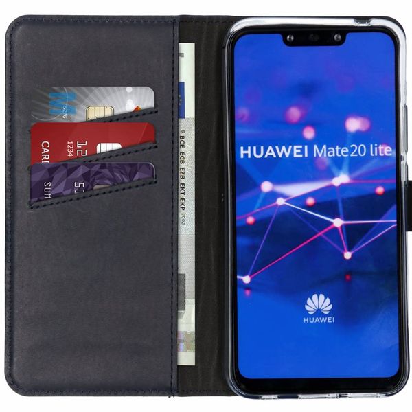 Selencia Étui de téléphone en cuir véritable Huawei Mate 20 Lite