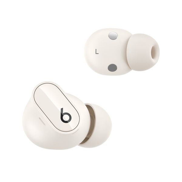 Beats Studio Buds + Earbuds - Écouteurs sans fil - Réduction active du bruit - Ivory