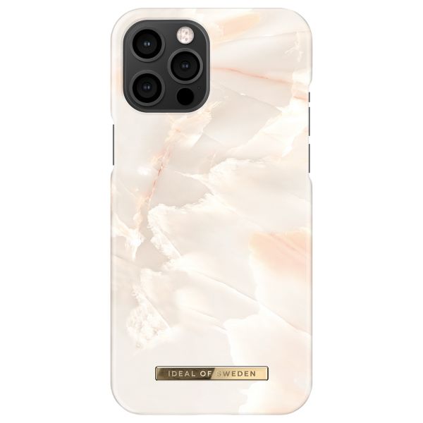 iDeal of Sweden Coque Fashion iPhone 12 Pro Max - Rose Pearl Marble