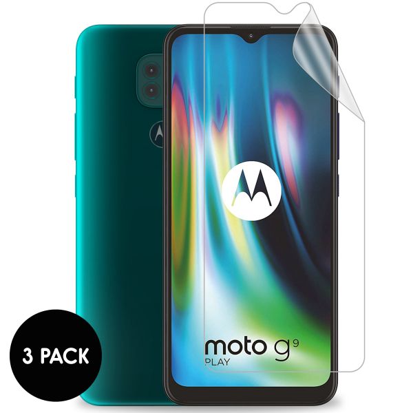 imoshion Protection d'écran Film 3pack Motorola Moto E7 Plus / G9 Play