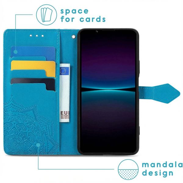 imoshion Etui de télephone Mandala Sony Xperia 1 IV - Turquoise