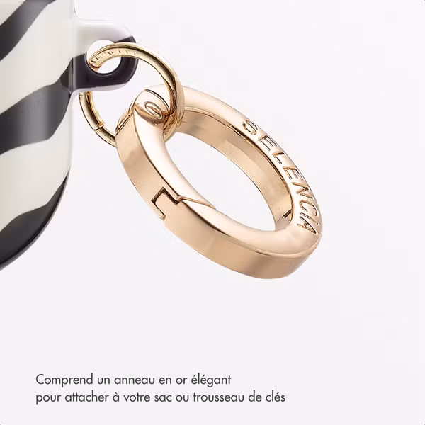 Selencia Coque Vivid Apple AirPods Pro - Art Wave Black