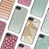 imoshion Coque Design Apple iPhone SE (2022 / 2020) / 8 / 7 - Smoke Green Flowers