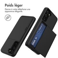 imoshion Coque arrière avec porte-cartes Samsung Galaxy S21 - Noir