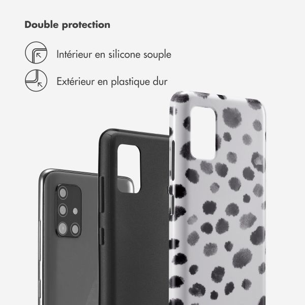 Selencia Coque arrière Vivid Tough Samsung Galaxy A51 - Trendy Leopard